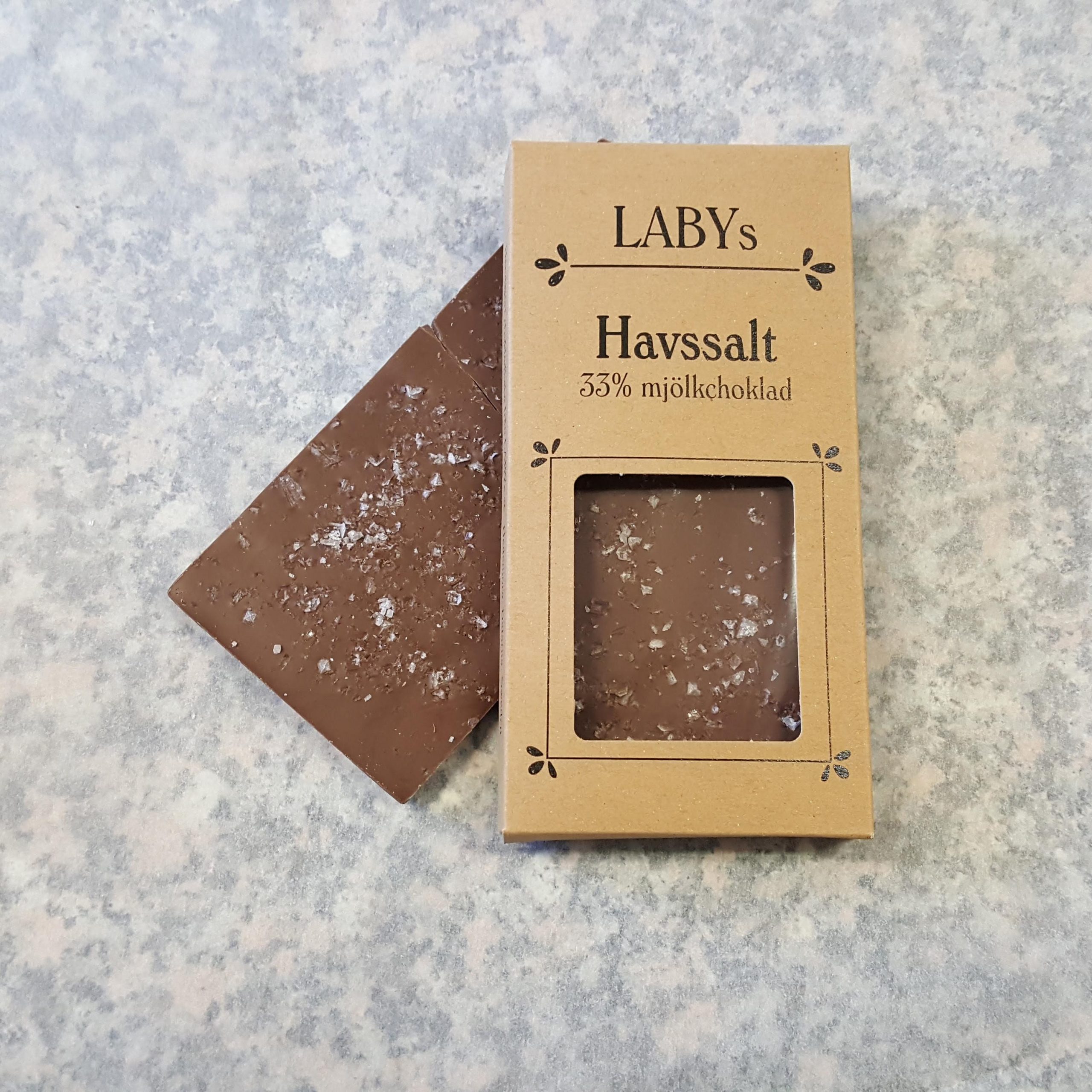 Havssalt, Mjölkchokladkaka Havssalt, Mjölkchokladkaka