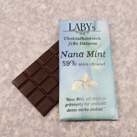 Nana Mint, 59% mörk choklad