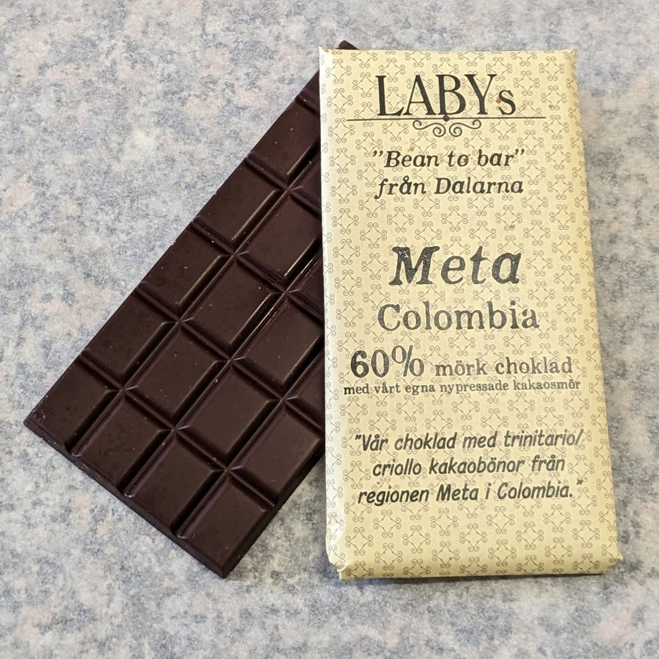 Meta – Colombia, 60% mörk choklad