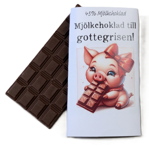 Till gottegrisen,  45% mjölkchoklad