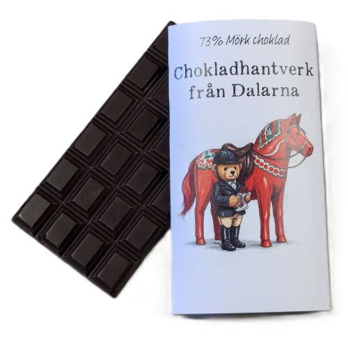 Chokladhantverk från Dalarna - 73% mörk choklad