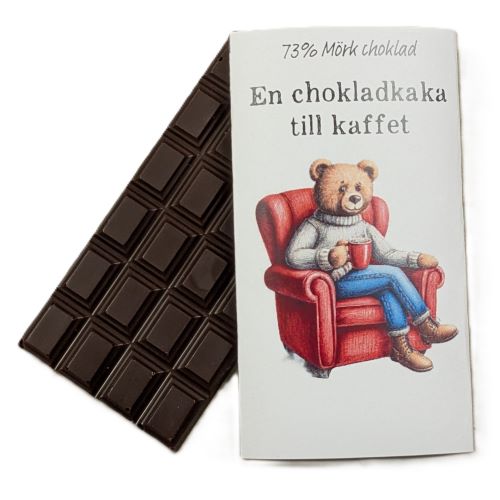 En chokladkaka till kaffet,  73% mörk choklad