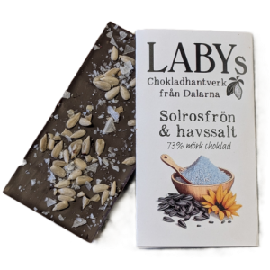 Solrosfrön & havssalt, 73% mörk choklad