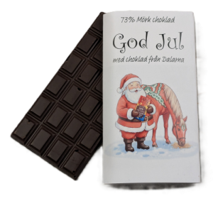 God Jul med choklad från Dalarna - 73% mörk choklad
